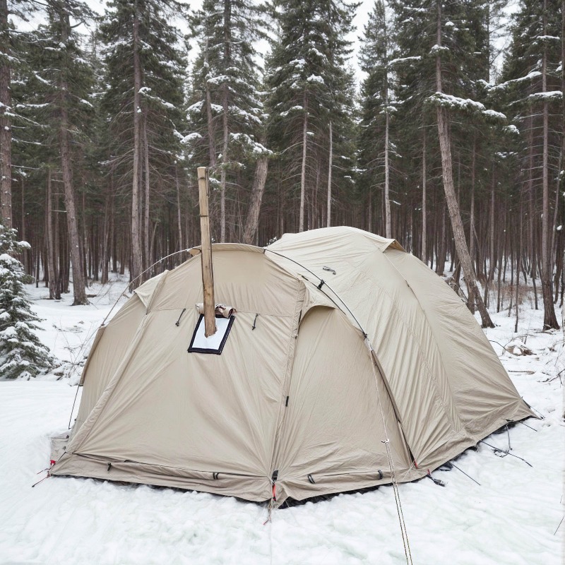 屋外耐火ホットテント 2人用 防水拡張ドームテント スノース - Grow Tent 4X4 のレビューと価格