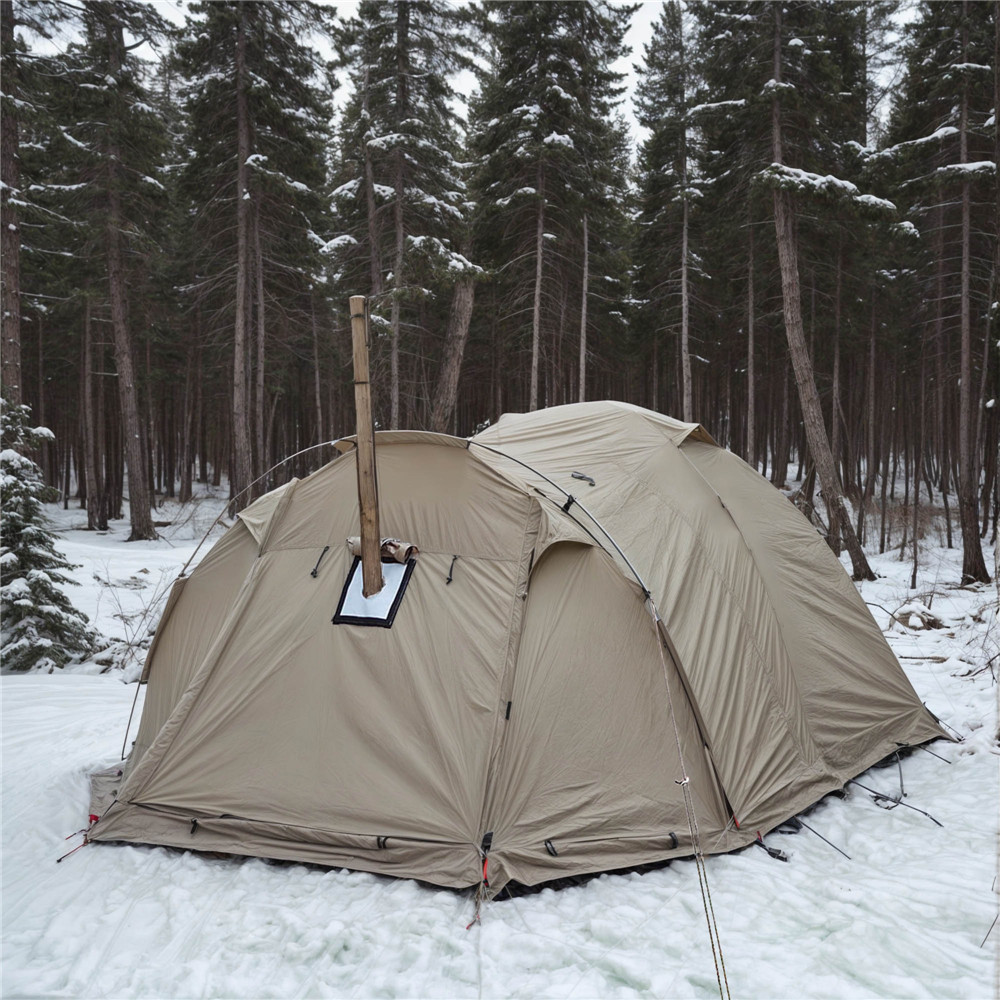 防火2人用冬用テント、熱気テント、防水トンネルドームテント、 - Grow Tent 4X4 のレビューと価格