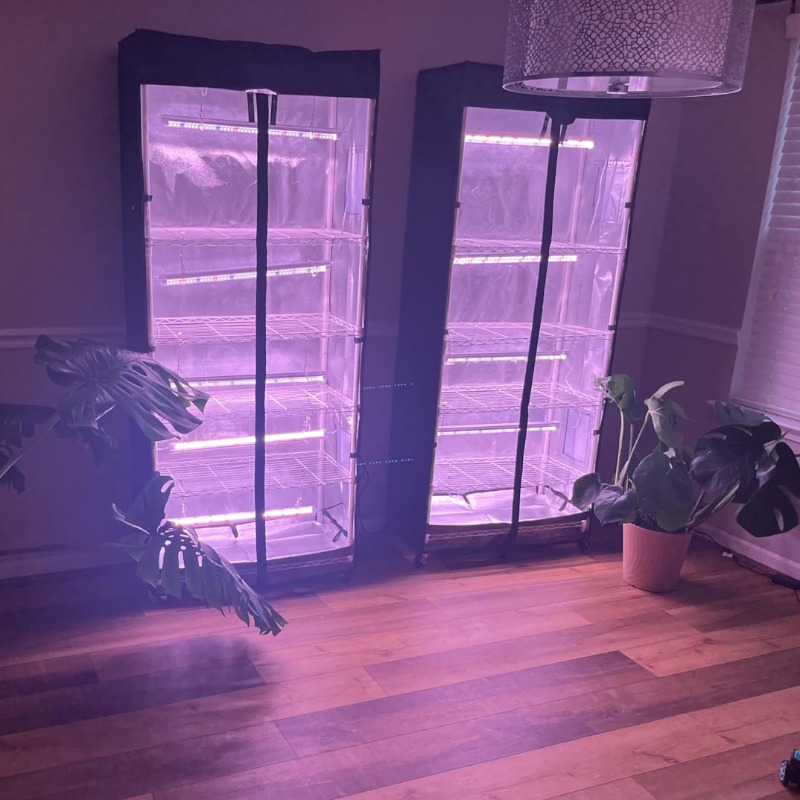 取り外し可能な野菜ときのこ栽培テント（プーリー付き）屋内野菜 - Grow Tent 4X4 のレビューと価格